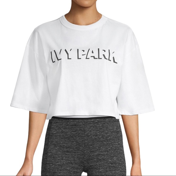 IVY PARK Tops - Ivy Park White Crop Top T-Shirt